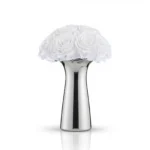 Bloom In Silver Vase Pure White Forever Flowers in Vase_01.webp