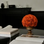 Champagne ivory roses 31 flowers marble grace marble jade vase_09.webp