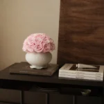 Pink roses 34 flowers porcelain bloom porcelain vase_07.webp