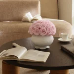 Pink roses 34 flowers porcelain bloom porcelain vase_10.webp