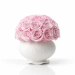 Pink roses 34 flowers porcelain bloom porcelain vase_15.webp