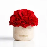 Pink roses glass charm glass vase_01.webp