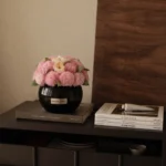 Pink roses glass charm glass vase_04.webp