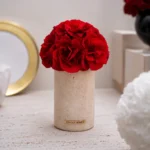 Red roses travertine series terre travertine vase_01.webp