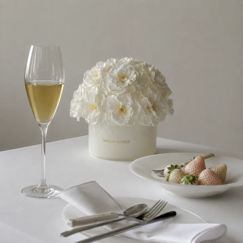 White roses jade serenity marble jade vase_09.webp