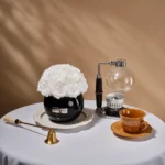 White Moonlight Preserved Roses in Vase _01.webp