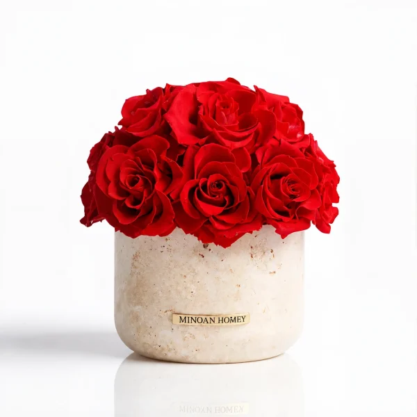 Pink roses glass charm glass vase_01.webp